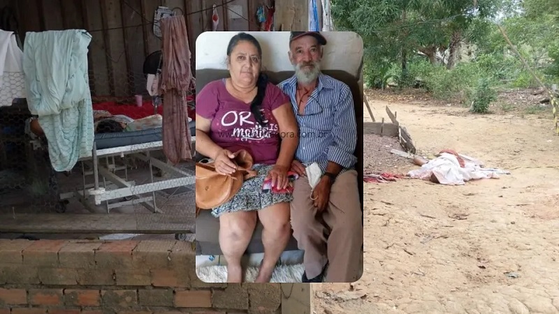 Imagens: Casal de idosos e filho são assassinados em chácara na zona rural de Machadinho D’Oeste